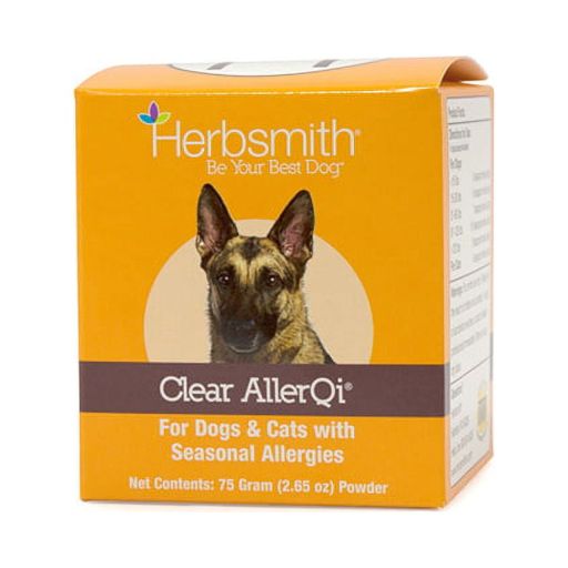 Herbsmith CLEAR ALLERQI Allergy Aid for Cats and Dogs, Anti-itch Support, 75g Powder