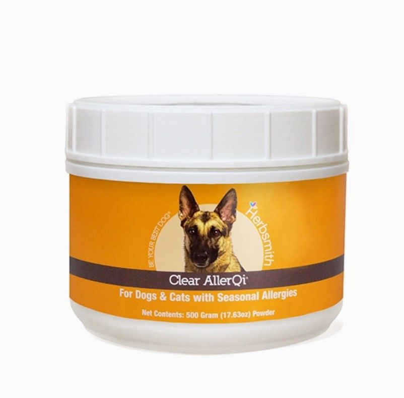 Herbsmith CLEAR ALLERQI Allergy Aid for Cats and Dogs, Anti-itch Support, 500g Powder