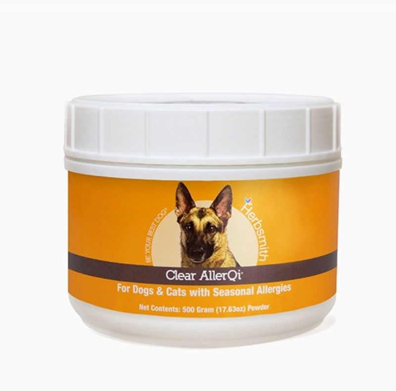 Herbsmith CLEAR ALLERQI Allergy Aid for Cats and Dogs, Anti-itch Support, 500g Powder