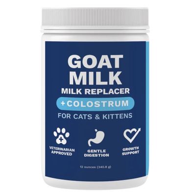 Under the Weather Goat Milk Replacer with Colostrum for Cats &amp; Kittens 12oz