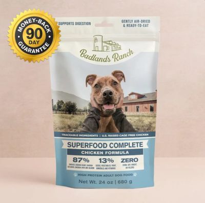 Badlands Ranch Superfood Complete Chicken Air-Dried Dog Food