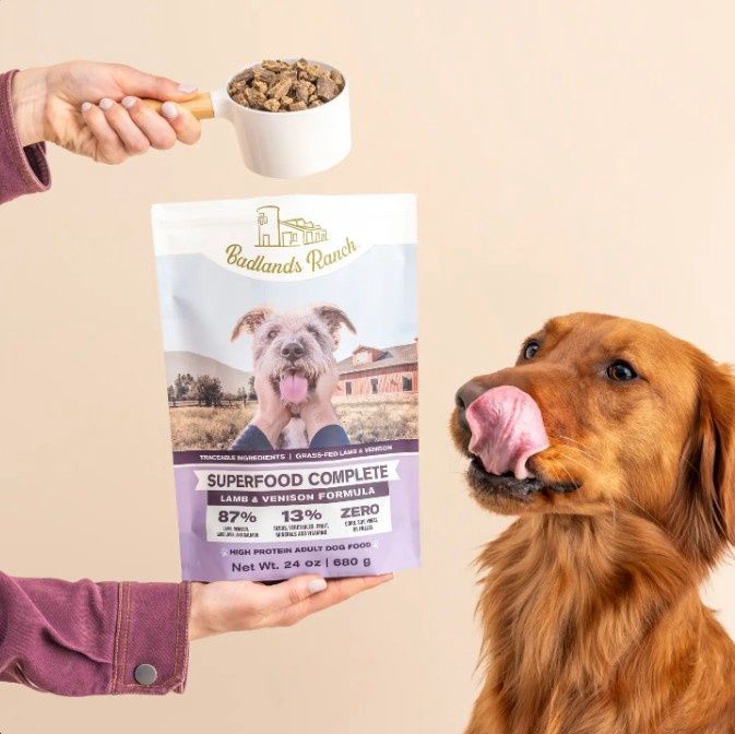 Badlands Ranch Superfood Complete Lamb &amp; Vension Air-Dried Dog Food