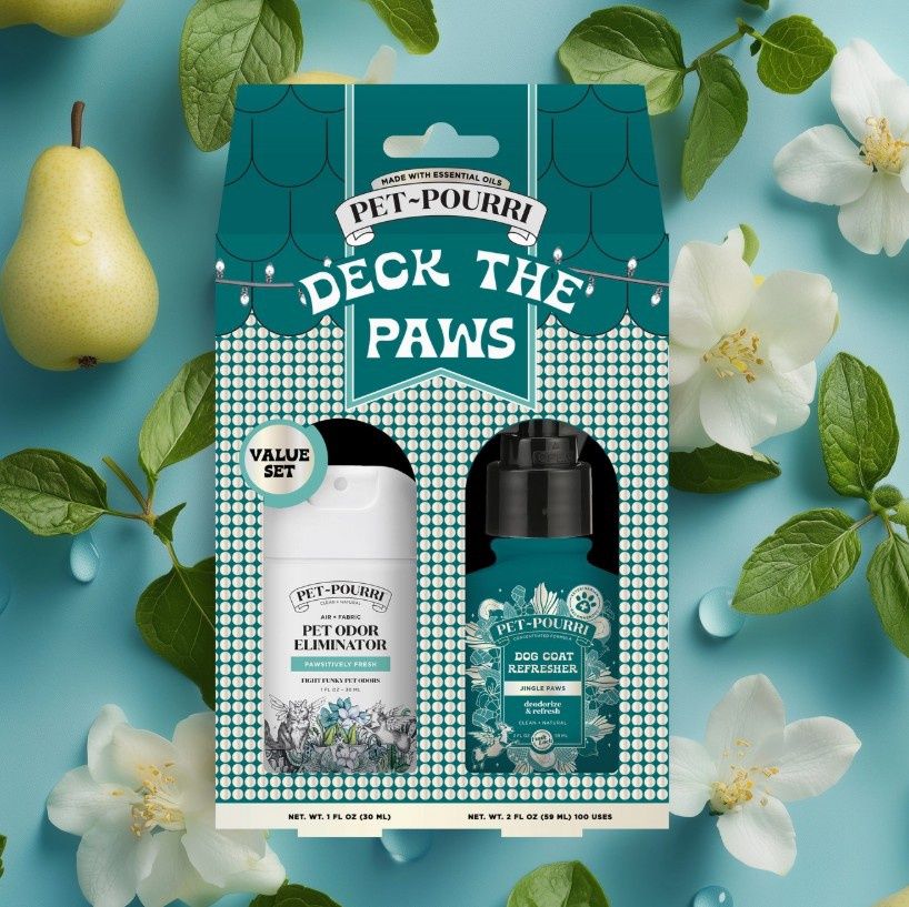 Pet-Pourri Holiday Deck the Paws Gift Set - Limited Edition Scent