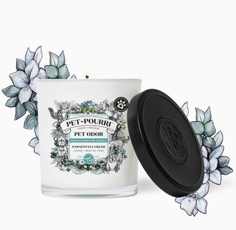 Pet~Pourri Pawsitively Fresh 2-in-1 Pet Candle 7.5oz