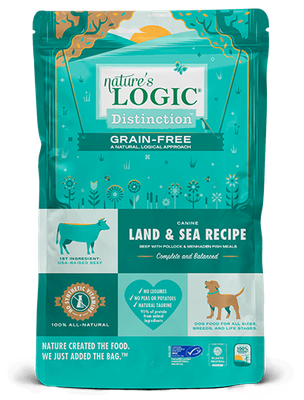 Nature's Logic Distinction Land and Sea Grain Free Dry Dog Food