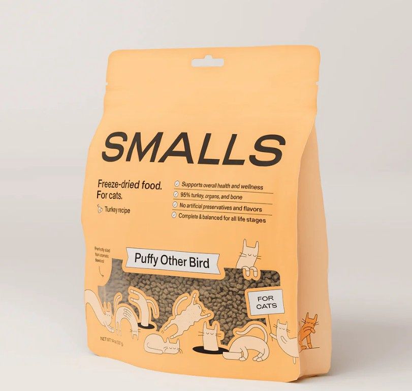 Smalls Freeze-Dried Puffy Other Bird (Turkey) Cat Food