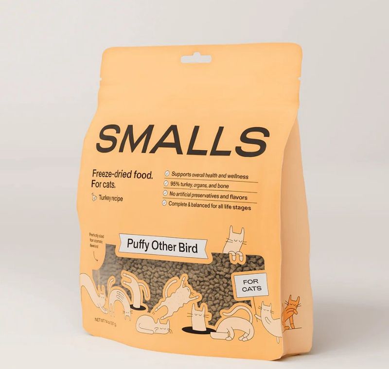 Smalls Freeze-Dried Puffy Other Bird (Turkey) Cat Food