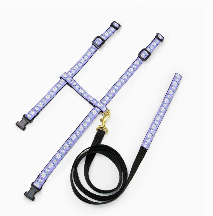 Up Country DAISIES Cat Harness Set