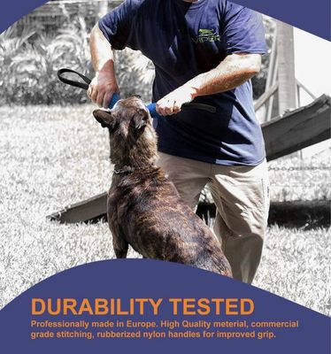 Dogline Viper French Linen Tug Dog Toy, 1 Handle