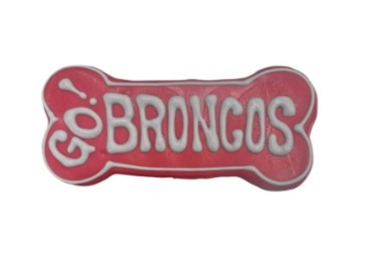 Paws Gourmet Go Holly Broncos! Team Dog Cookie 5" Treat