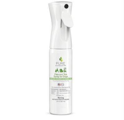 Pure &amp; Natural Dog Flea &amp; Tick Spray 10oz Bottle