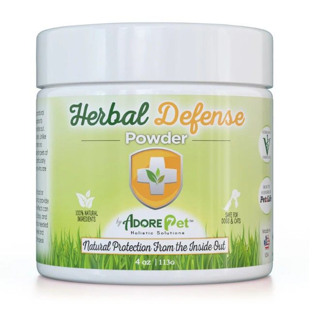 Adore Pet Herbal Defense Powder Flea &amp; Tick Repellant 4oz Jar