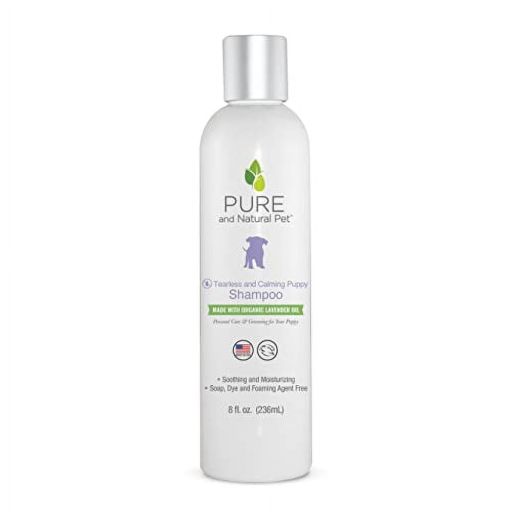 Pure &amp; Natural Tearless and Calming Puppy Shampoo 8oz Bottle