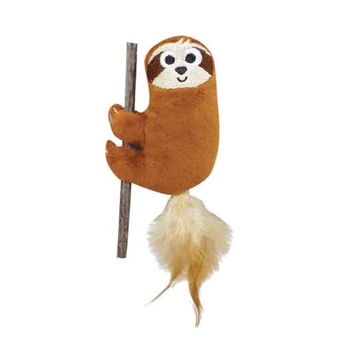 Mad Cat Sloth Silvrvine Stick Cat Toy, .02 LB, Brown