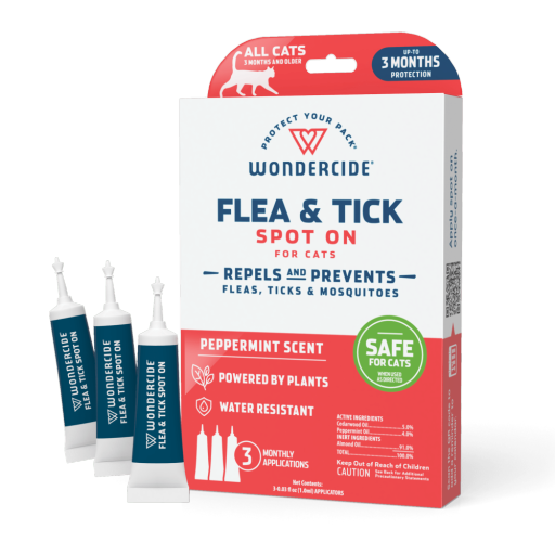 Wondercide Flea &amp; Tick Spot on for Cats with Natural Essential Oils