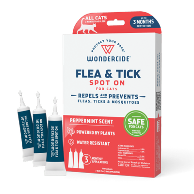 Wondercide Flea &amp; Tick Spot on for Cats with Natural Essential Oils