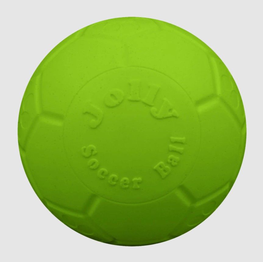 Jolly Pets Jolly Soccer Ball, Color: Green, Size: Small 6in