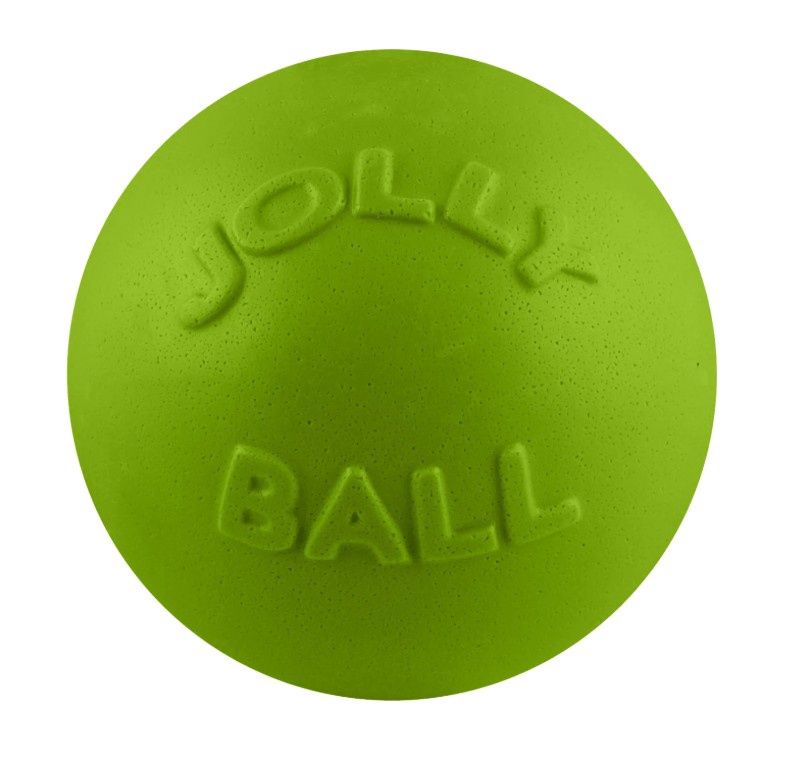 Jolly Pets Bounce n Play Ball, Color: Green, Size: Small 4.5in