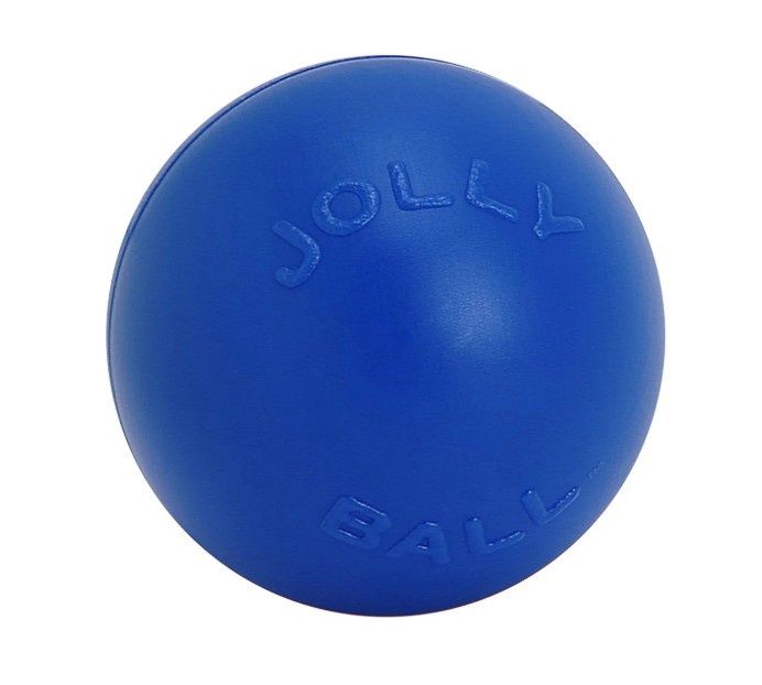 Jolly Pet Push N Play Ball, Color: Blue, Size: Large 10in