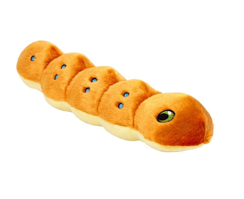 Fluff &amp; Tuff Spicy Caterpillar Plush Dog Toy, 11in