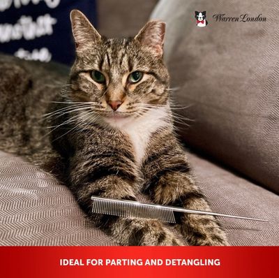 Precision Pet Tail Comb, Professional Fine Tooth Comb