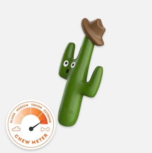 Happy Staffy Chewzilla Cactus Cowboy Dog Chew Toy