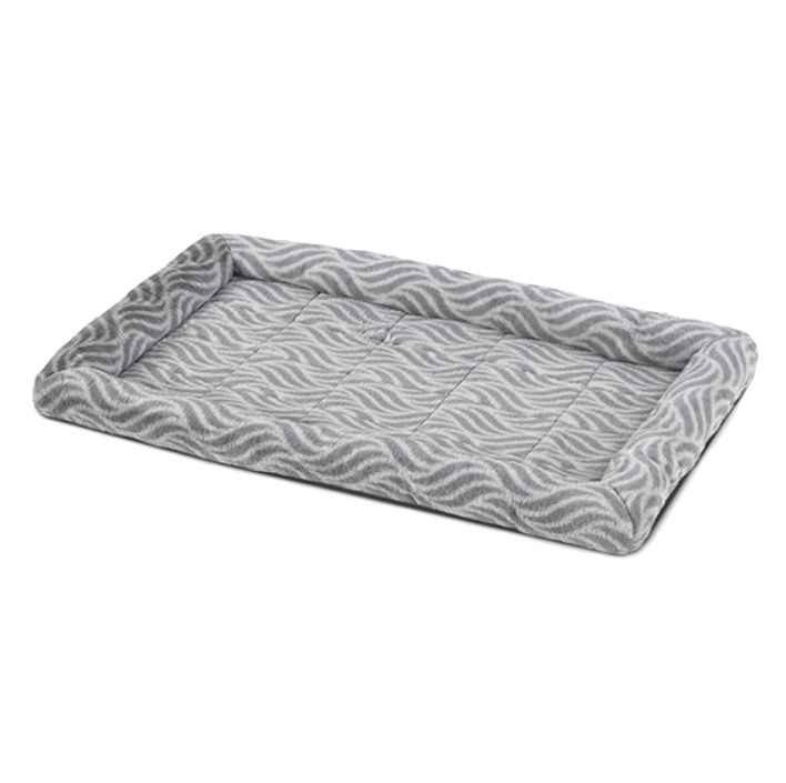 Midwest Quiet Time Deluxe Wave Pet Bed 30in, Color: Grey