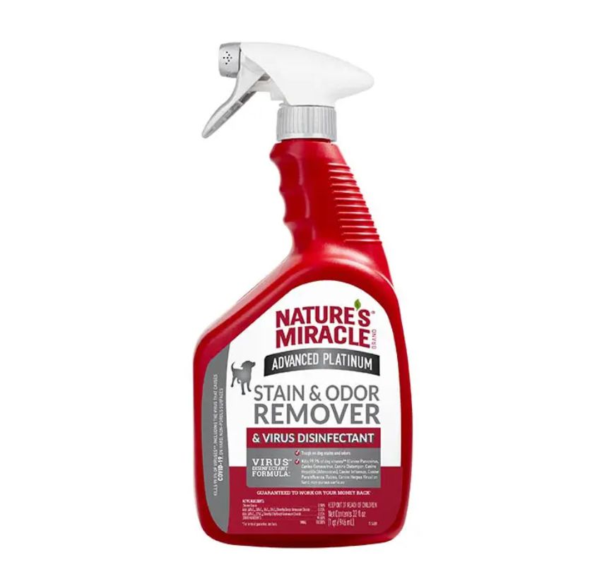 Nature's Miracle Advanced Platinum Stain and Odor Remover 32oz Spray Bottle