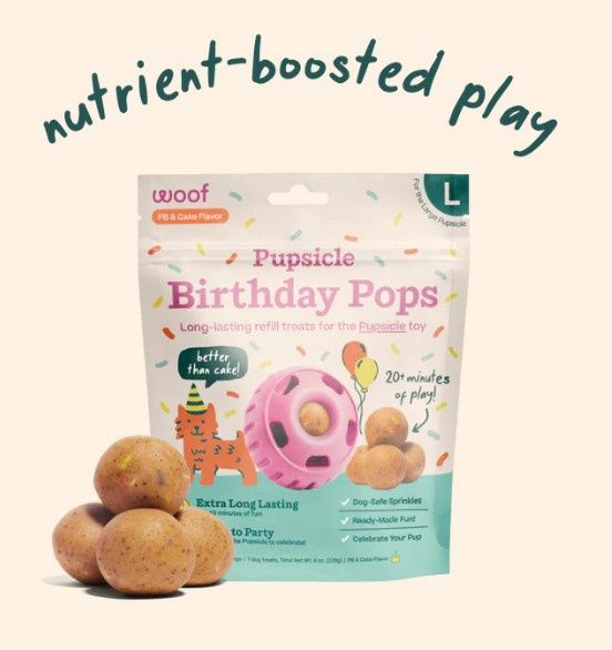 Woof Pupsicle Birthday Pops Refill Dog Treats