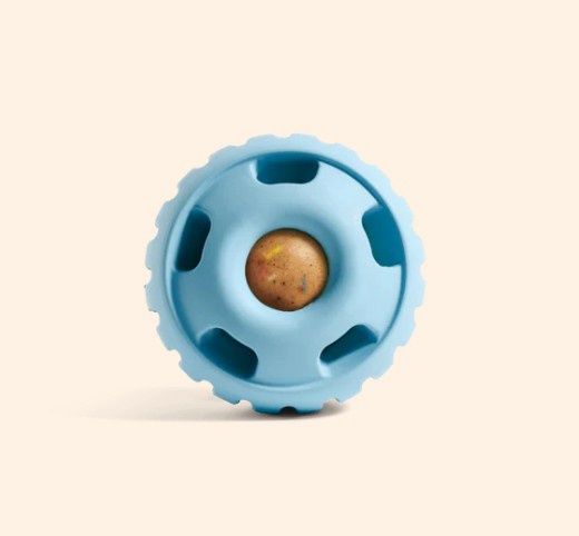 Woof Pupsicle Birthday Dog Treat Toy, Color: Buddy Blue, Size: Small