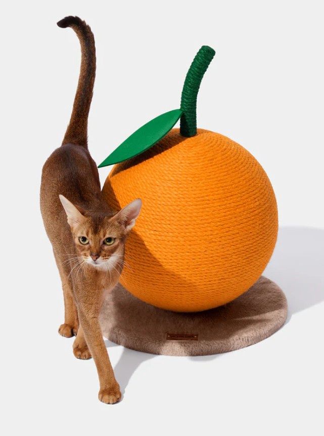 Vatreska Tangerine Cat Scratching Ball