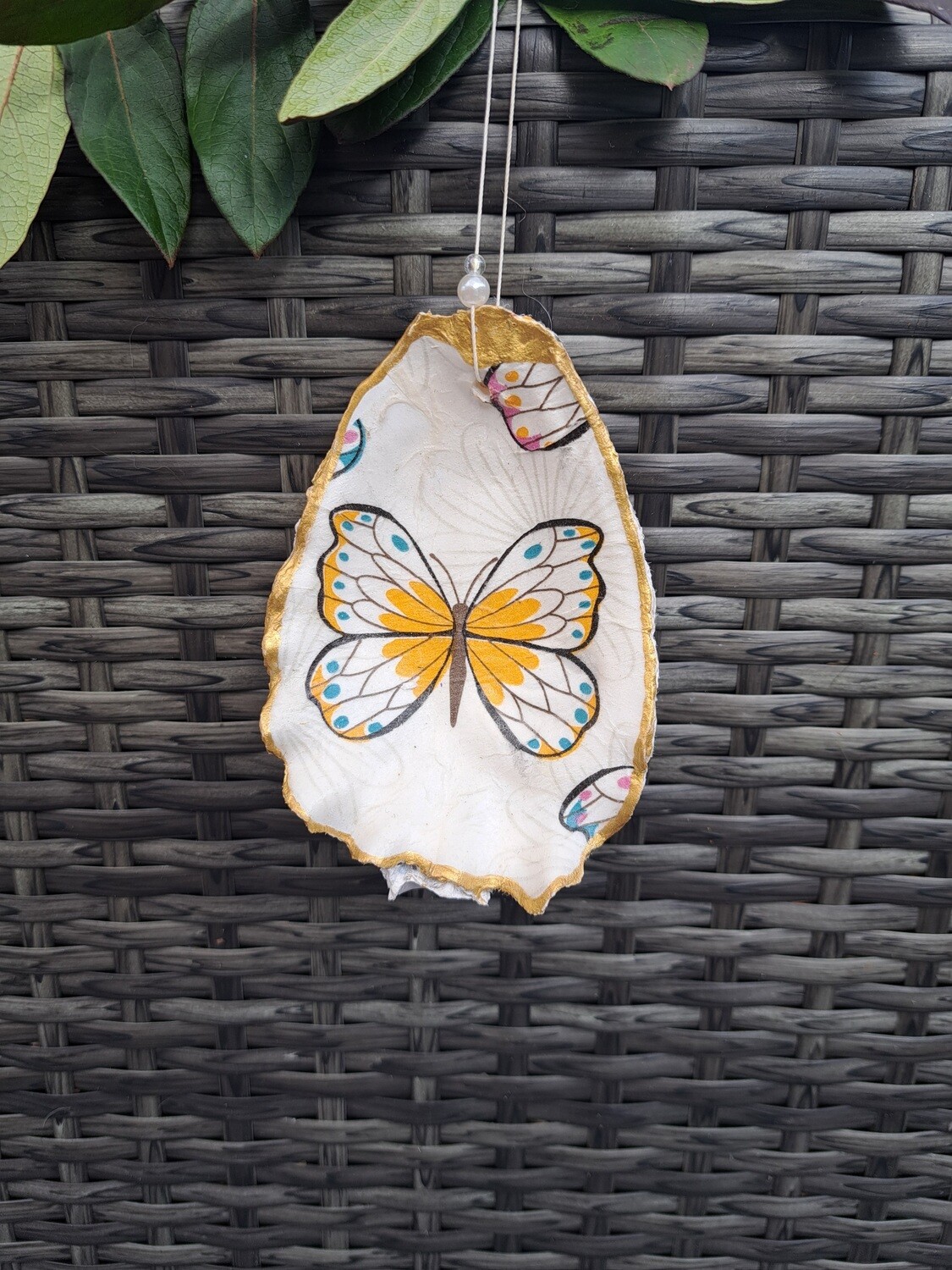 Anhänger Schmetterling gelb
