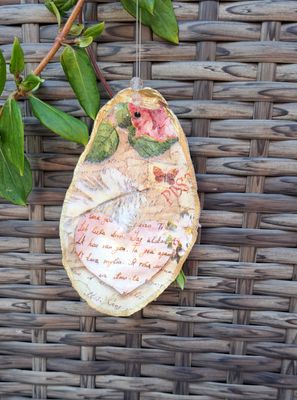 Anhänger Herz mit Feder