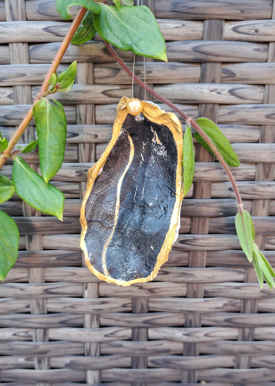 Anhänger schwarz-gold