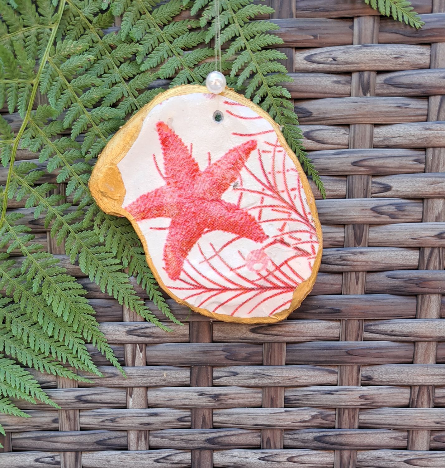 Anhänger Seestern pink