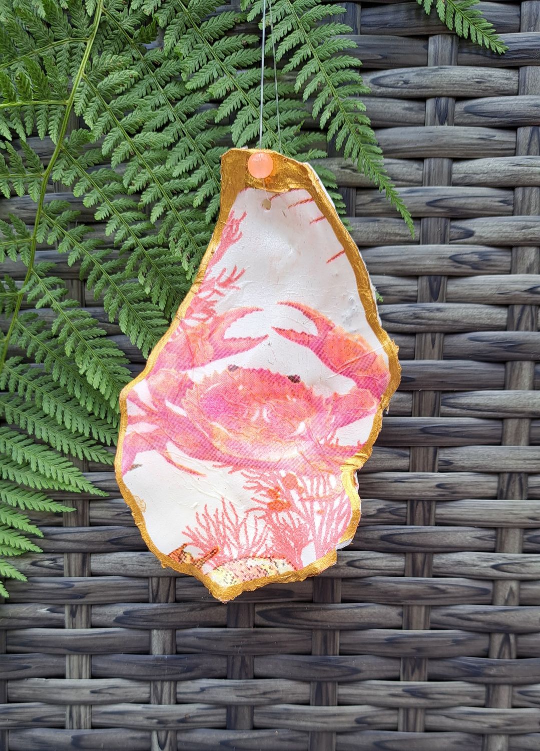 Anhänger Krabbe pink