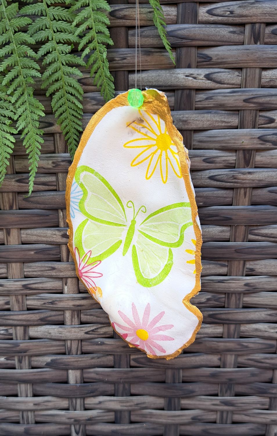 Anhänger Schmetterling grün