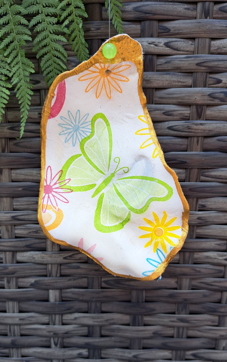 Anhänger Schmetterling grün