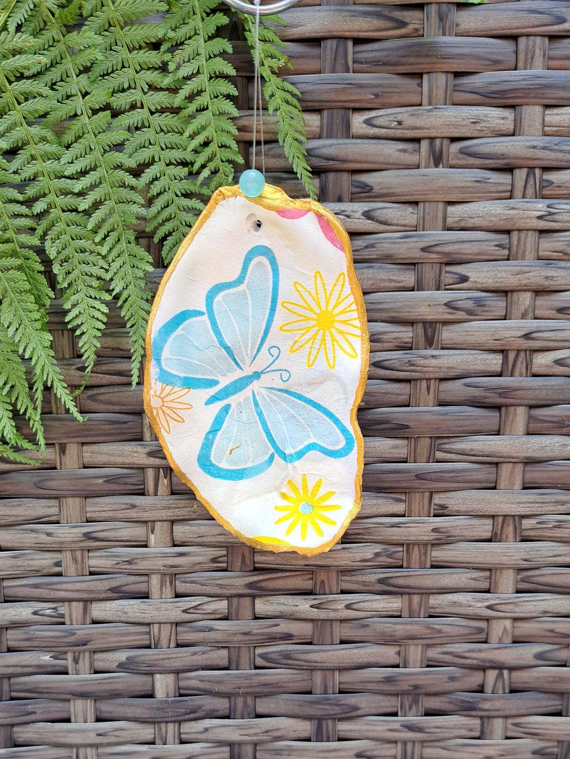 Anhänger Schmetterling blau