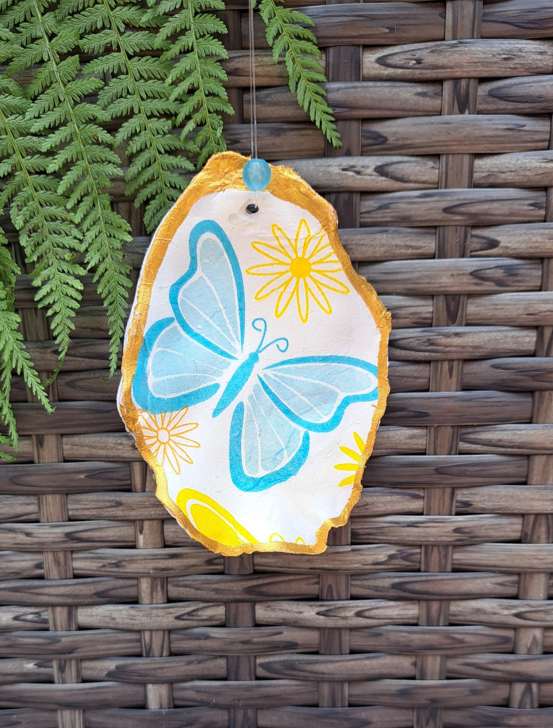Anhänger Schmetterling blau