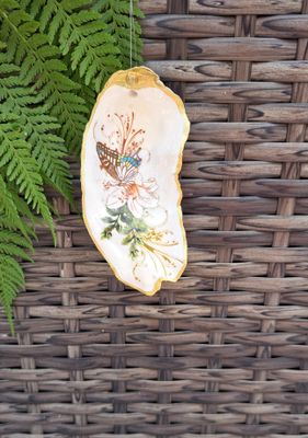 Anhänger Lilie mit Schmetterling