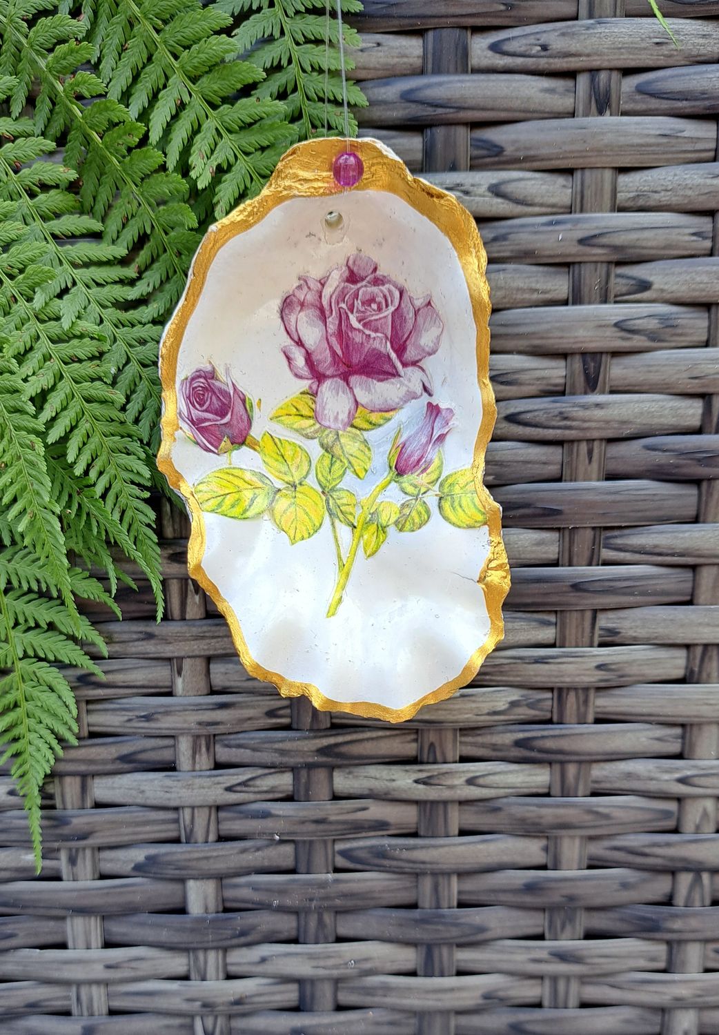 Anhänger Rose lila