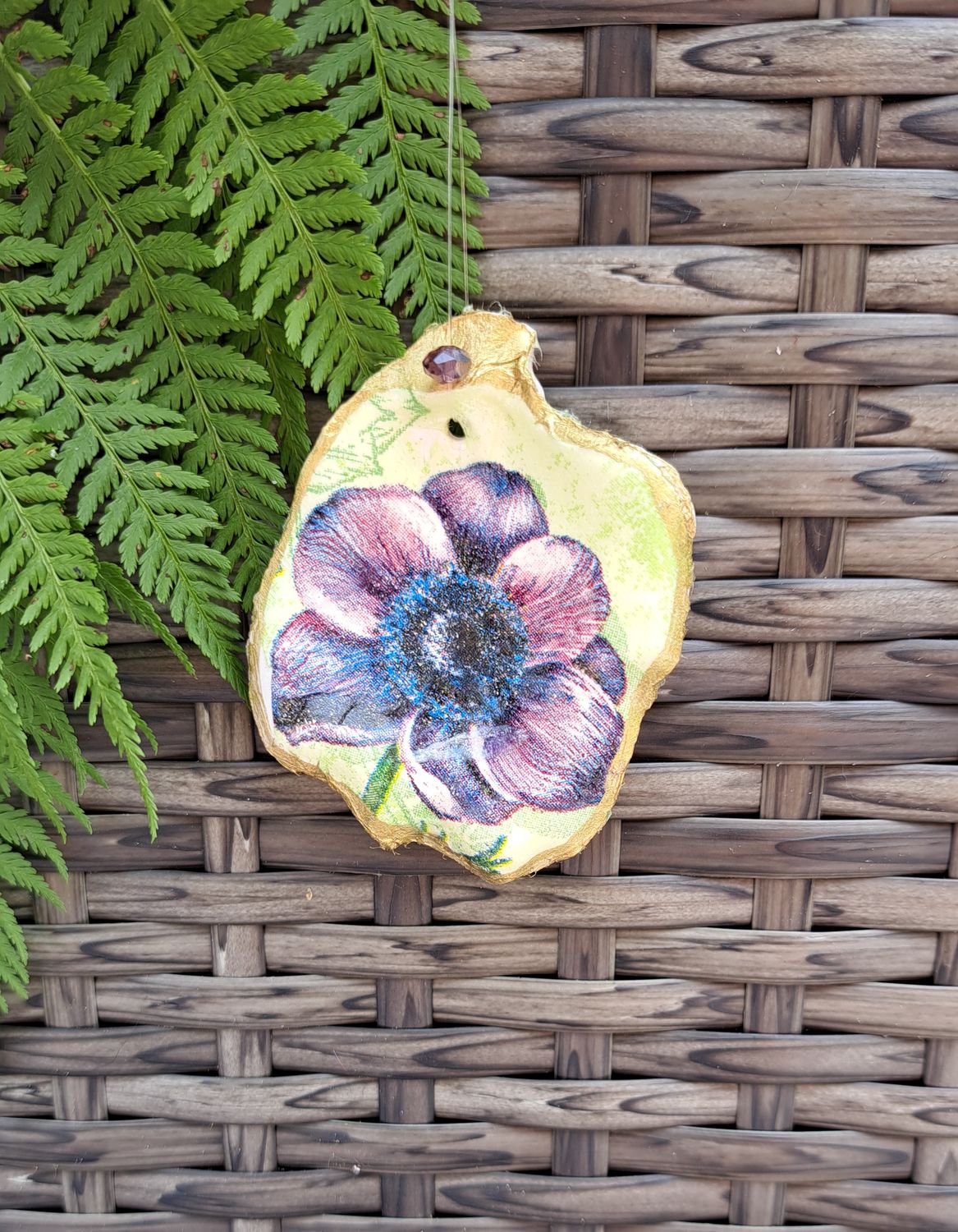 Anhänger Anemone lila