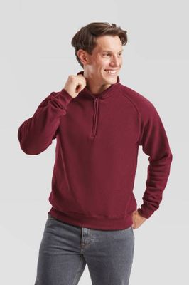Fruit of the Loom (F.O.L.) Classic Zip-Neck Sweat
