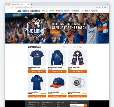 The Lions Zürich Merchandising Shop