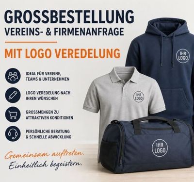Grossbestellung Offertanfrage sportbekleidung vereine events