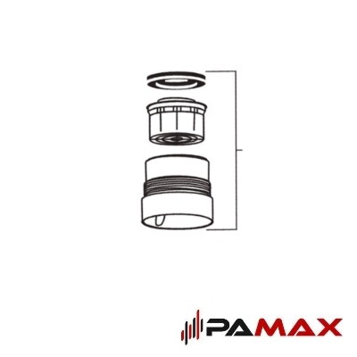 Hansgrohe perlator M30x1 (25 l/min) 96296000