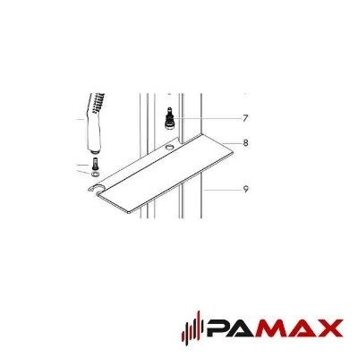 Hansgrohe - polica za tuš drog - 95528000 Hansgrohe polica za tuš drog 95528000