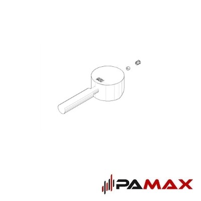 Dornbracht - ročica sanitarne armature - bela - 90206600400-10 Dornbracht ročica sanitarne armature bela 90206600400-10