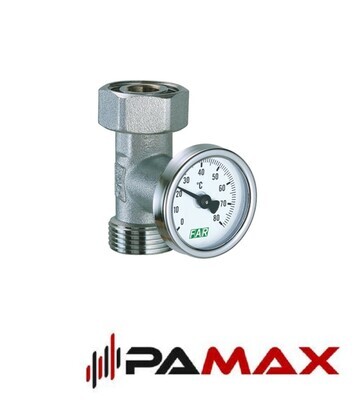 Far - termometer z nastavkom za razdelilec 3/4 Far termometer z nastavkom za razdelilec 3/4" (EUROKONUS) 3433 34